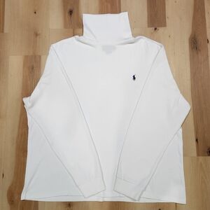 Ralph Lauren White Turtleneck- 2XL
